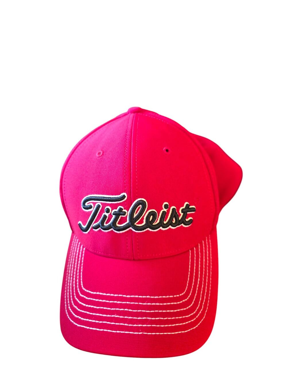 Titleist Mens Forty Seven Brand Wisconsin Badgers Cap Trucker Hat Red Golf M/L